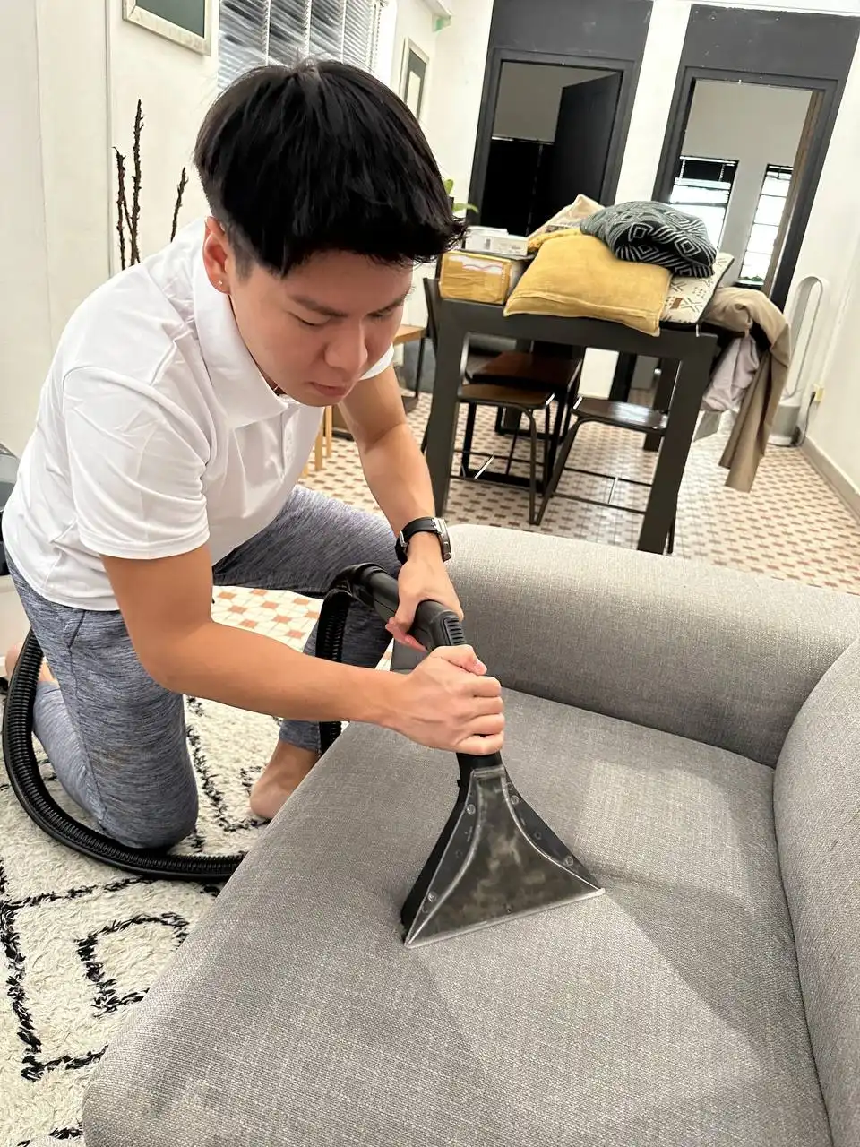 Professional sofa cleaning cleaning service in Singapore by SoClean